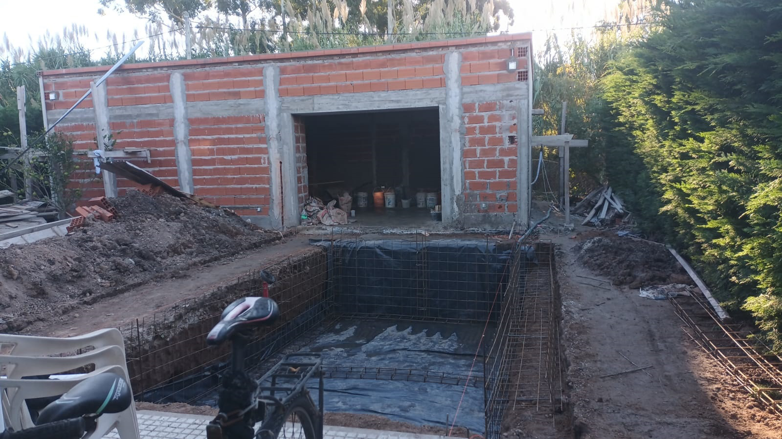 Armado estructural de pileta
